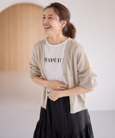 ANY メッシュカーディガン