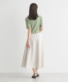 earth music&ecology フリルカットリブカーディガン