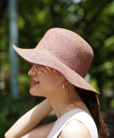 石田製帽 美濃和紙 × コットンブレード ウォッシャブルクロッシェ ハット