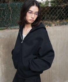 WEGO 【ユニセックス着用ITEM/SMLサイズ展開】ボンディングZIPパーカー