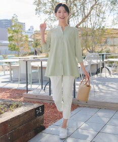 Tiaclasse L 日本製サーラドライ・テーパードパンツ