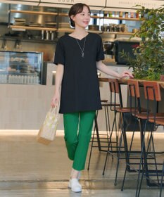 Tiaclasse L 日本製サーラドライ・テーパードパンツ