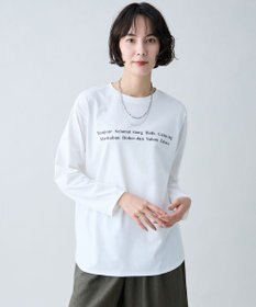 ANY ロングスリーブロゴＴシャツ オフ