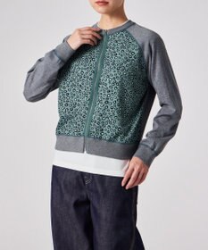Paul Smith Horseshoe Leopardジップアップ ニット