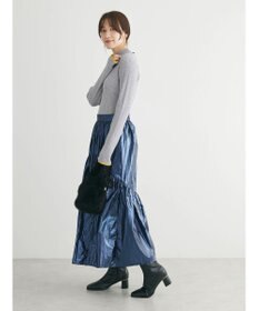 Green Parks ・ＥＬＥＮＣＡＲＥ　ＤＵＥ　メタリックティアードスカート