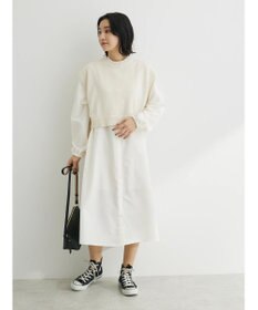 Green Parks ＳＥＴ２点　ニットベスト＋シャツワンピース