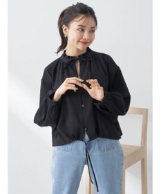 earth music&ecology カフタンフリルブラウス