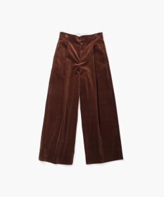 ATON SUVIN CORDUROY | タックワイドパンツ
