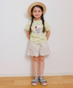 ANY KIDS 裾 スカラップ ショートパンツ