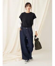 CRAFT STANDARD BOUTIQUE ９分袖ショルダータックプルオーバー