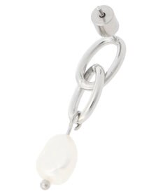 Green Parks ・ＨＡＬＦ　ＴＩＭＥ　サージカルパールチェーンピアス