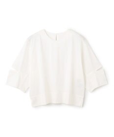 BEIGE， 【洗える】DUOMO / コットンスリットスリーブトップス