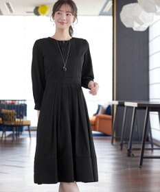 Tiaclasse 【セレモニー・新色追加】キーネックフレアワンピース