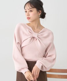 earth music&ecology 【WEB限定】リボンニットアンサンブル