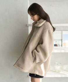 earth music&ecology ボアルーズブルゾン