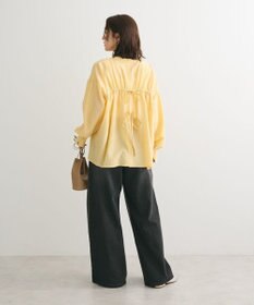 Green Parks バックシャンバンドカラーシャツ