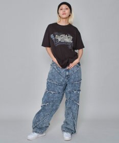 WEGO 【ユニセックス着用ITEM】パターンアップリケグラフィックT（SS）