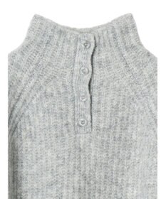 earth music&ecology フワフワＭＩＸハイネックショートニット