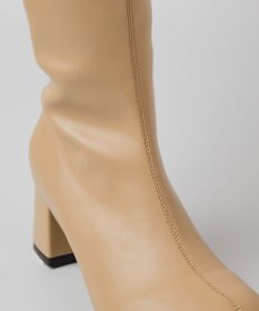 BONTRE 【PRECIEUX JOUET/プレシュウジュエ】オブリークジップロングブーツ