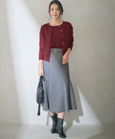 ANY SIS 【ウールブレンドシリーズ】ベーシック カーディガン