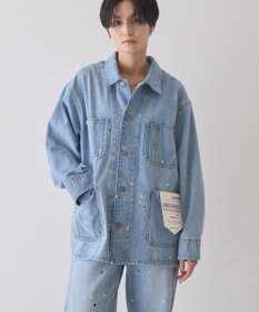 AMERICAN HOLIC ペイントデニムカバーオールジャケット
