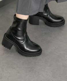 Bridget Birkin 【Round About】厚底ラギットソールストレッチブーツ