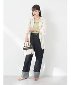 earth music&ecology シアーボーイズライクシャツ