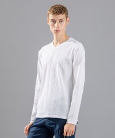 JOSEPH HOMME 【LEON 掲載】テックリブジャージー　Vネックカットソー