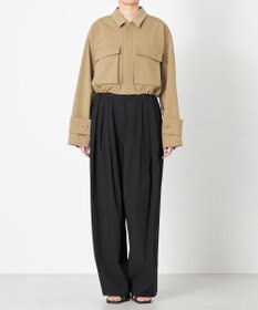 NAVE 【Nave・セットアップ可/洗える/撥水】スパンツイル ショートジャケット