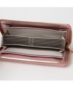 UNBILLION ペルケ perche / ドット型押し・ジャバラカード長財布