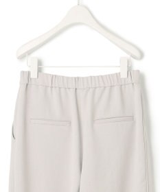 ICB L 【洗える】 ダブルクロスクレープ ストレートパンツ