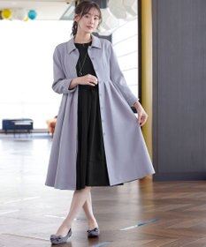 Tiaclasse 【セレモニー・新色追加】キーネックフレアワンピース