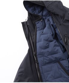 JOSEPH ABBOUD MOUNTAIN 【ストレッチ/撥水/防水素材/イタリア素材/ライナードッキング対応】マウンテンシェル パーカー