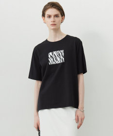 ICB 【接触冷感・UVケア・洗える】ゼブラ柄 TEE