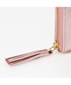 UNBILLION ペルケ perche / ドット型押し・ジャバラカード長財布