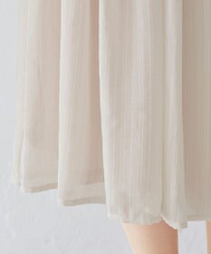 Tiaclasse L 【新色追加・洗える】シフォンギャザーワンピース