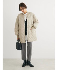 Green Parks 撥水加工　中綿キルトミドル丈コート