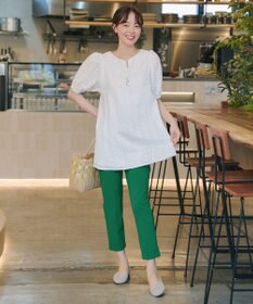 Tiaclasse L 日本製サーラドライ・テーパードパンツ