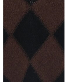 Te chichi アーガイルジャガードVネックカーディガン