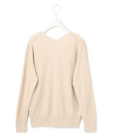 ICB 【WEB限定カラーあり・洗える】シンセティックハイゲージ Vネックプルオーバー