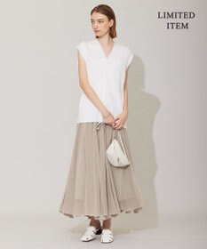 ICB 【WEB限定・洗える】SheerGloss スカート