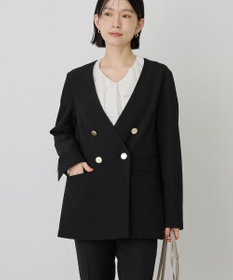 AMERICAN HOLIC 【イージーケア】ノーカラージャケット