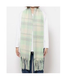 UNBILLION カシュネ cache nez / リサイクルポリペールカラーチェックストール