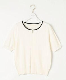 ANY SIS 【洗える】メタルポイント配色 ニット