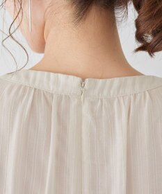 Tiaclasse L 【新色追加・洗える】シフォンギャザーワンピース