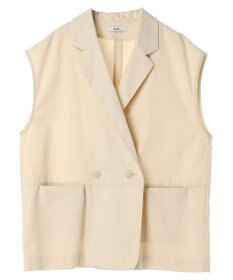 earth music&ecology ピンストライプジレ