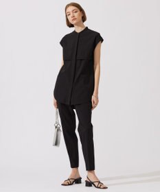 ICB 【接触冷感・UVカット・撥水・洗える】 プルーフ4WAYタフタ ブラウス