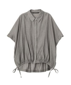 YECCA VECCA サイドスリットドロストシャツ