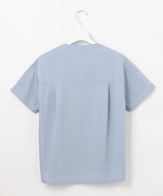 J.PRESS LADIES 【洗える・接触冷感】プレーティングジャージー バンドカラー カットソー