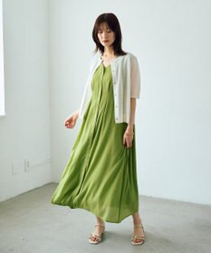 YECCA VECCA ドライタッチシアードロストワンピース